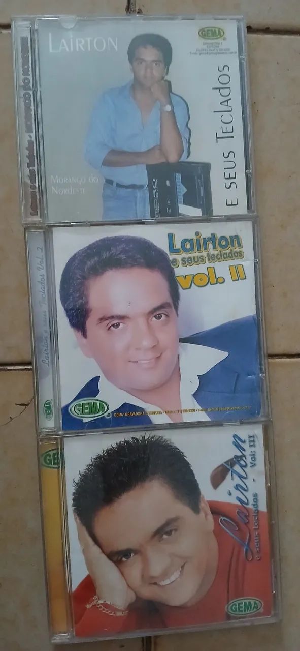 Kit  com 3 Cds lairton 