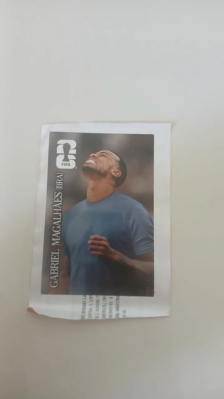 Figurinha da copa 2026 Extra Sticker Vinícius JR. + Raphinha + Bruno G. + Gabriel M da CC. - Foto 2