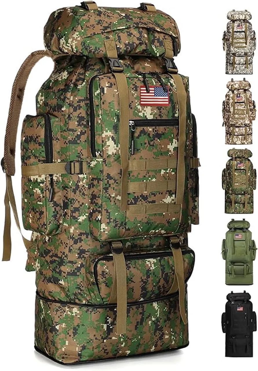 Mochila tática militar 80Litros  - Foto 3