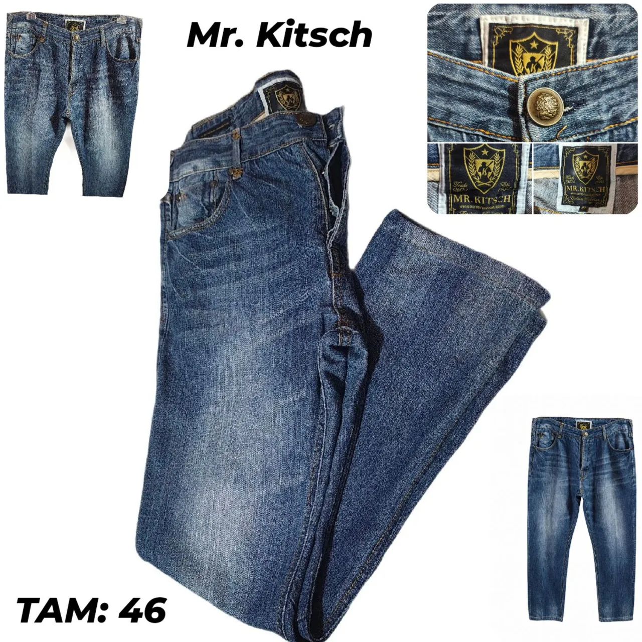Calça jeans masculina Mr. Kitsch - TAM: 46 - Foto 2