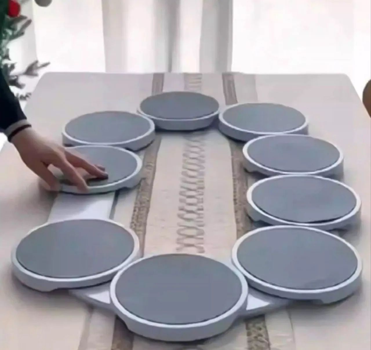 Bandeja giratória para mesa  - Foto 4