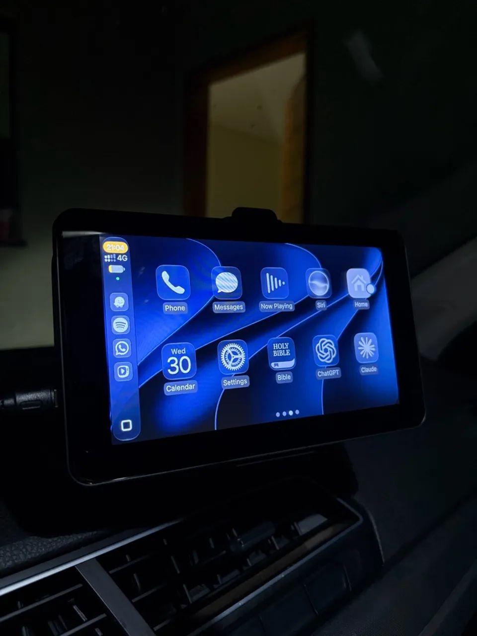 Multimídia para carro, disponível para IPhone e Android + Caixa completa e câmera de ré? - Foto 3