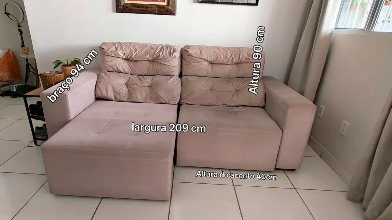 Sofá retrátil e reclinável!! - Foto 3