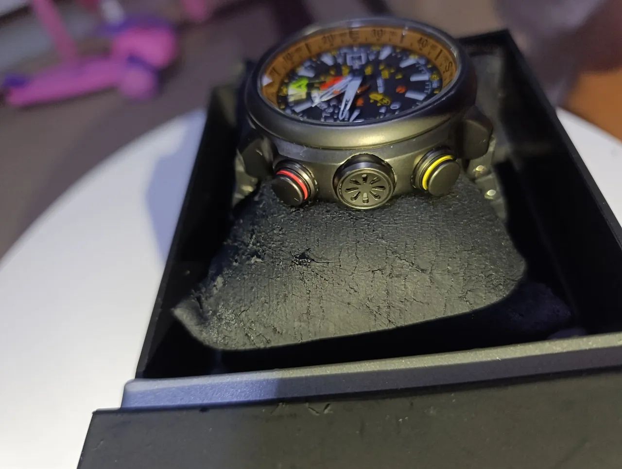 Citizen alticrhon Titanium eco drive mostarda  - Foto 3