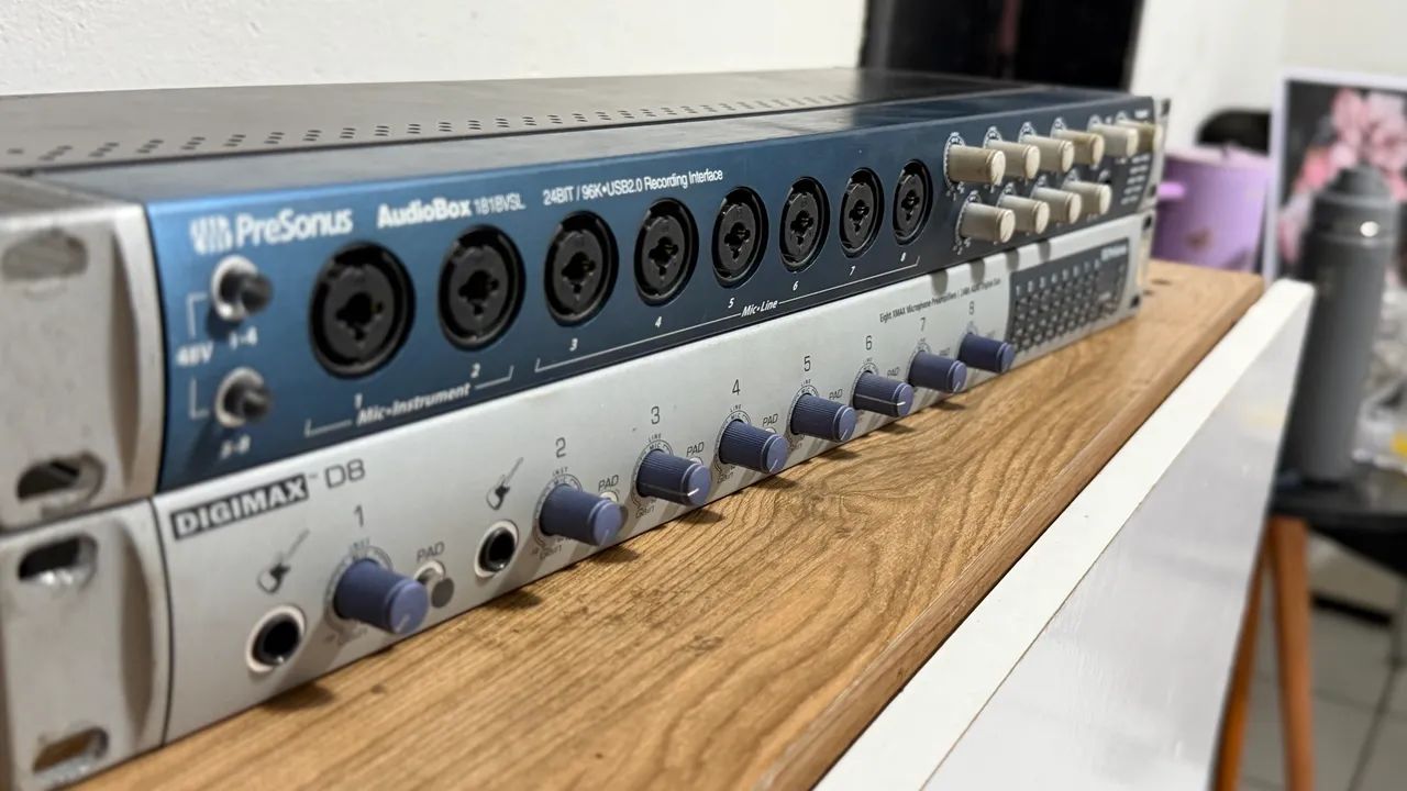 Interface USB Presonus 1818VSL + Digimax D8  - Foto 4