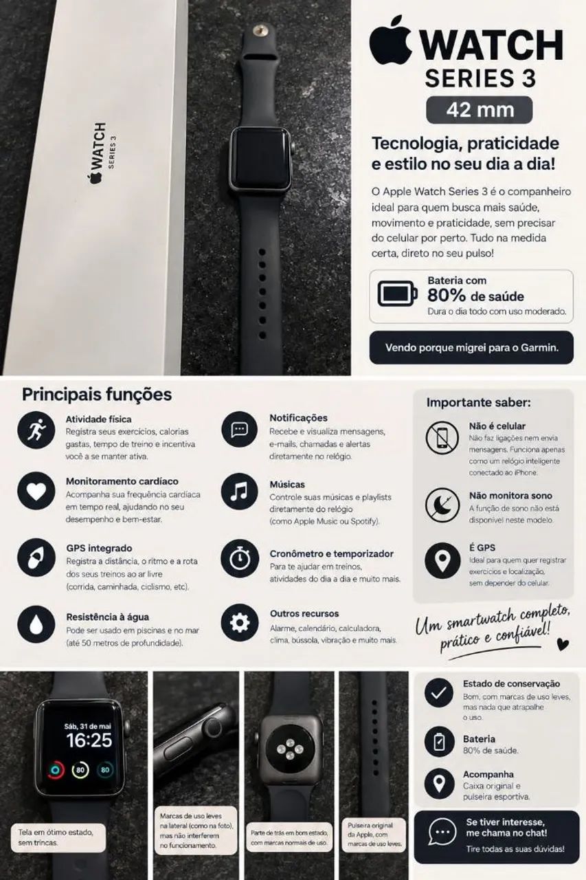 Apple watch série 3
