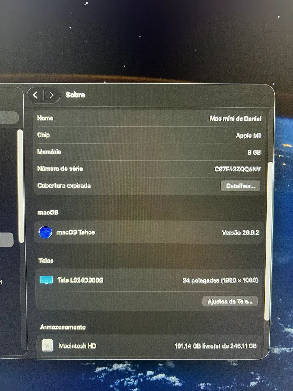 Mac Mini M1 256gb HD 