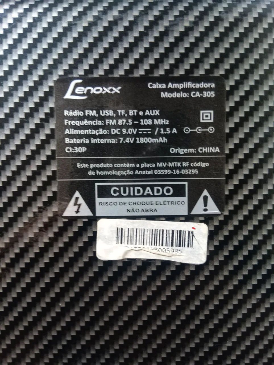 Caixa Lenox  pendrayve, rádio ,SD, microgone. - Foto 2