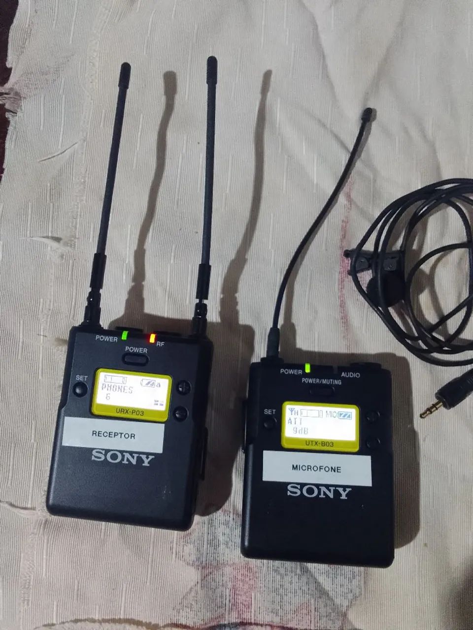 Microfone de lapela Sony451035733804328963
