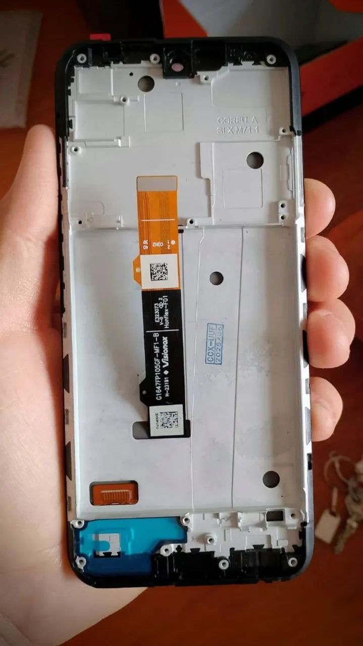 tela frontal OLED com aro para o smartphone Motorola Moto G71 5G