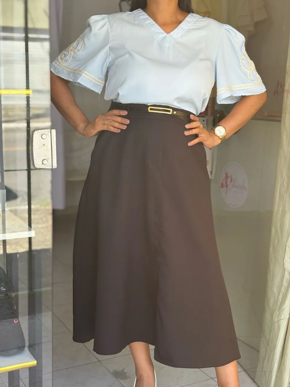 Saias em alfaiataria- promoção  - Foto 3
