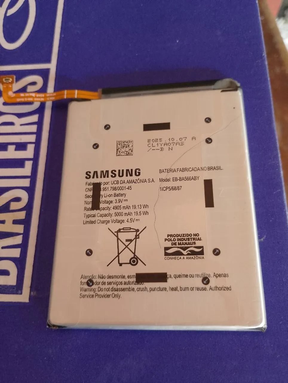 Bateria de celular Samsung 