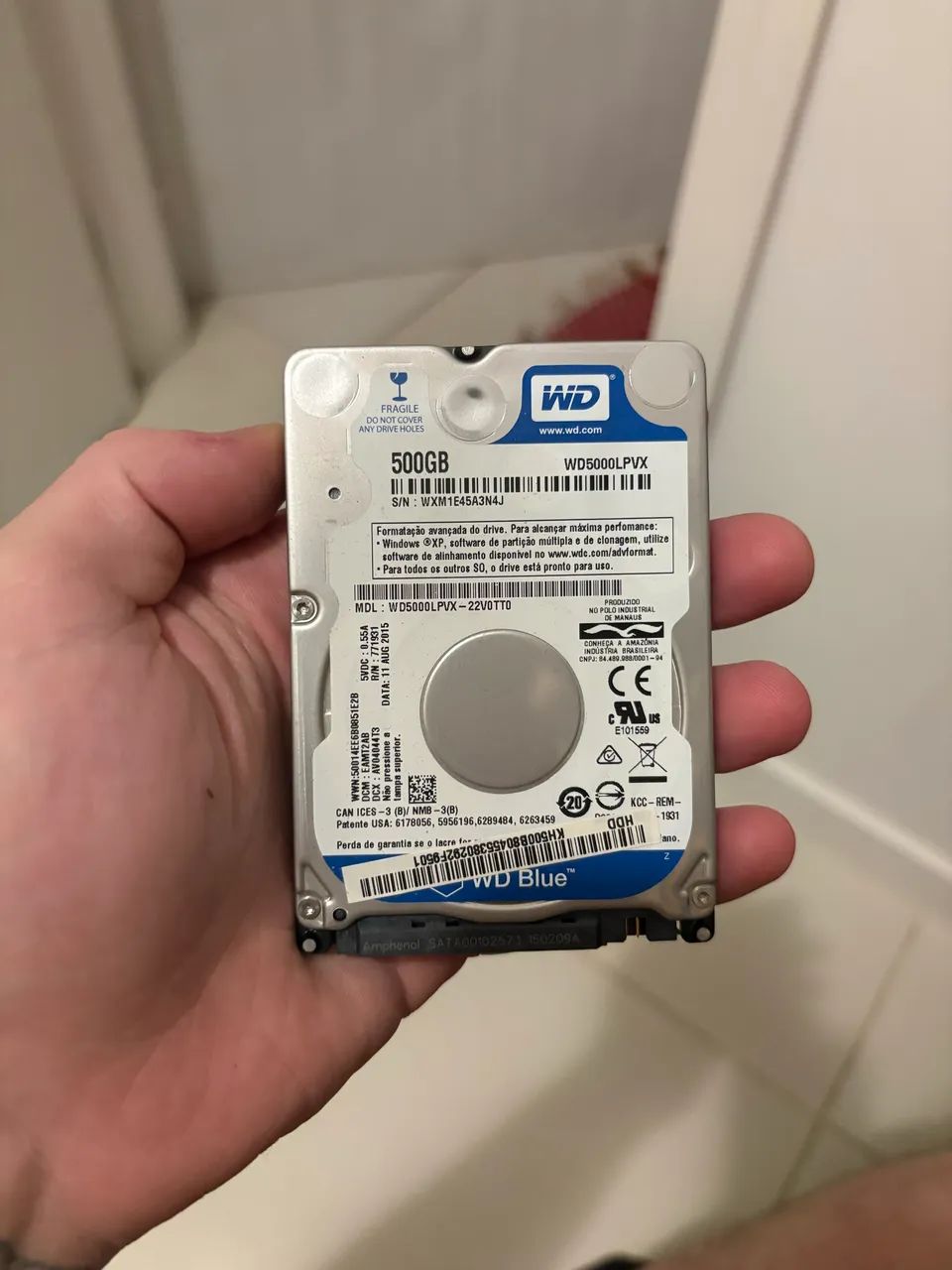 HD western Digital 500gb