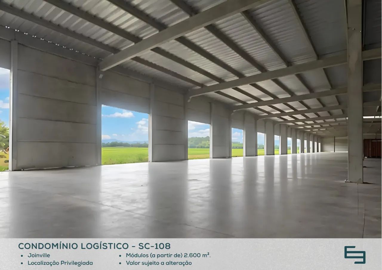 Galpão com cross docking para alugar na cidade de Joinville - SC,