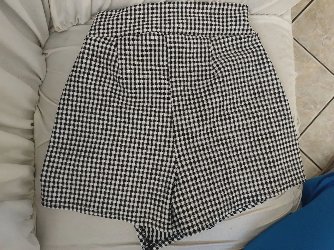 Saia short xadrez  - Foto 3