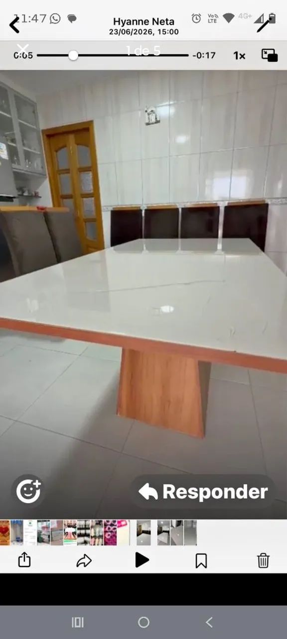 Mesa Jantar 6 cadeiras