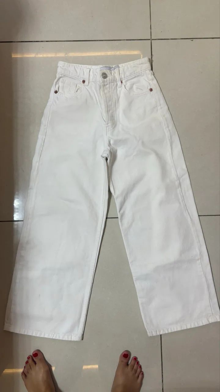 Calça Zara TAM 34, usada 2 vezes 