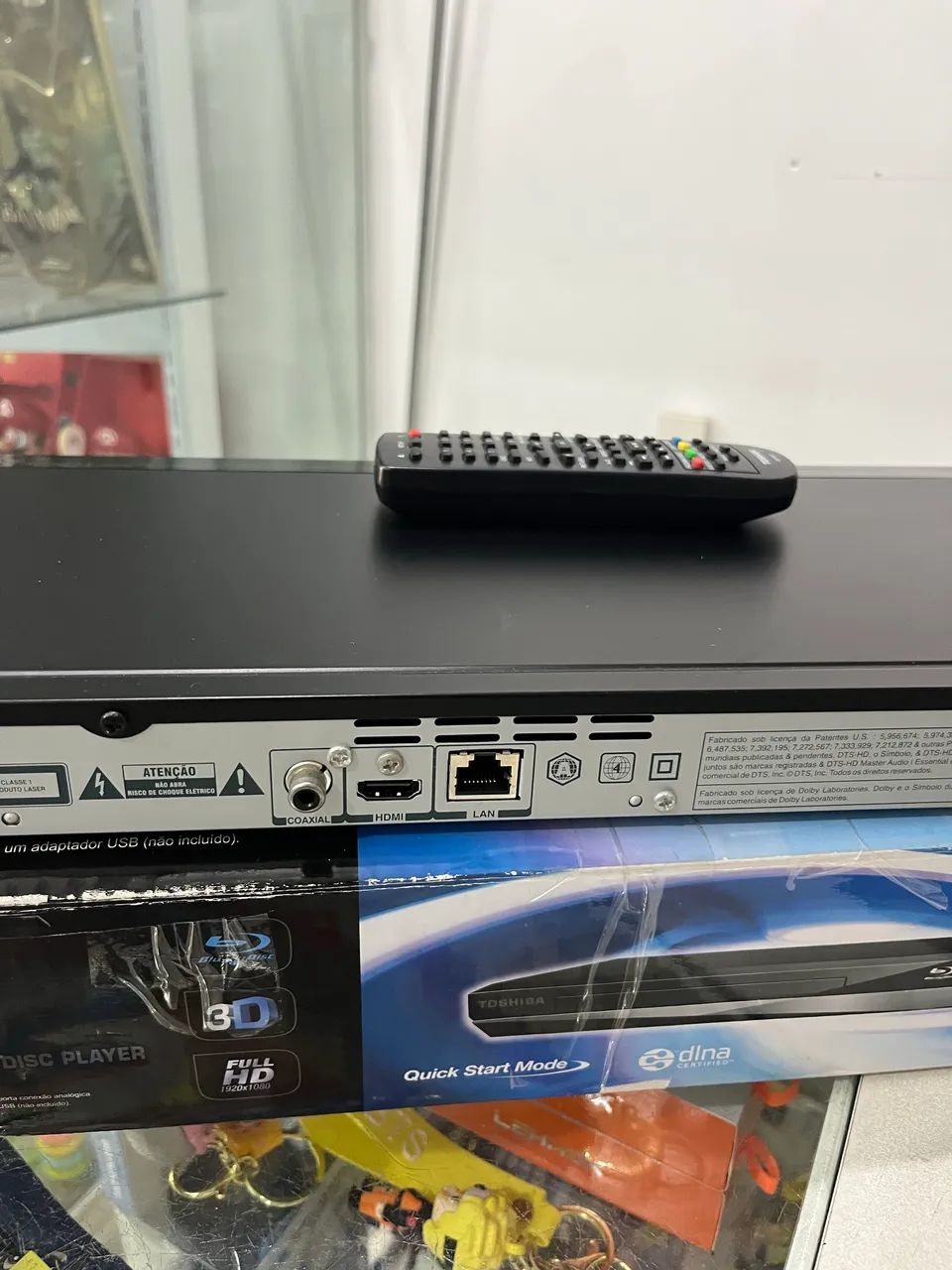 Dvd Bluray Toshiba bdx 4350ks controle remoto original - Foto 4