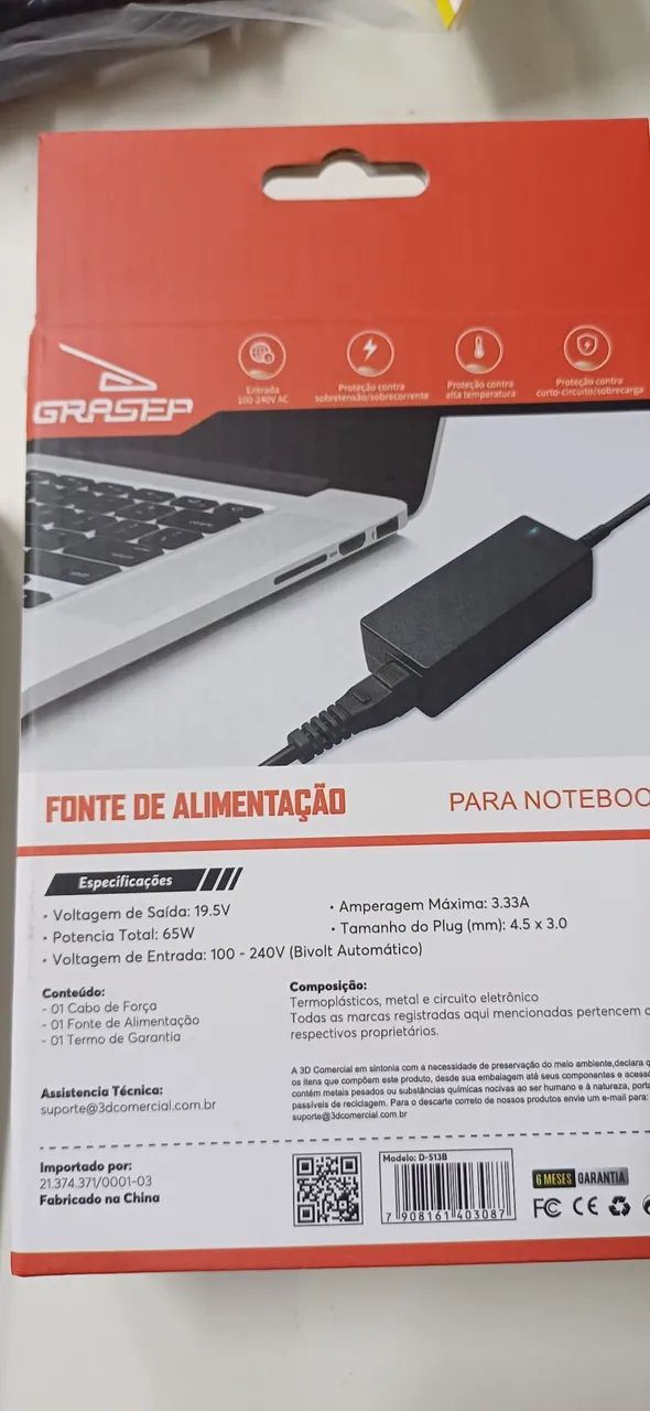 Fonte de Alimentação para Notebook  - Foto 3