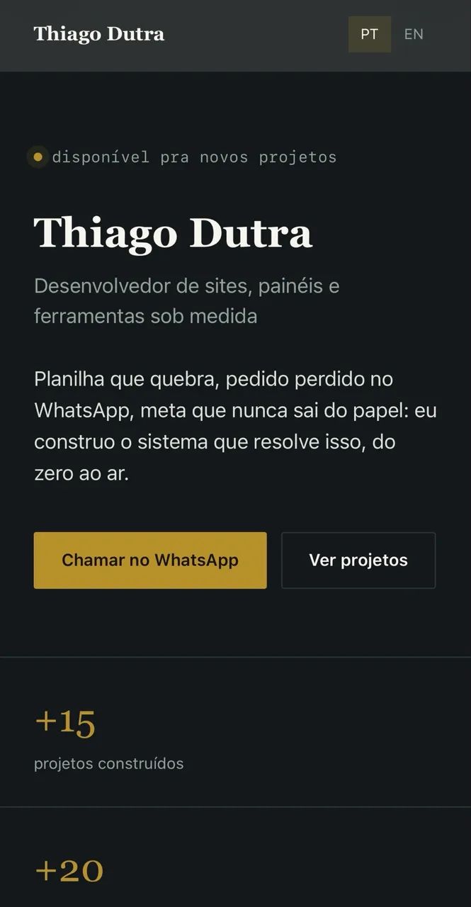Criação de Sistemas Web - Profissional e Sob Medida 