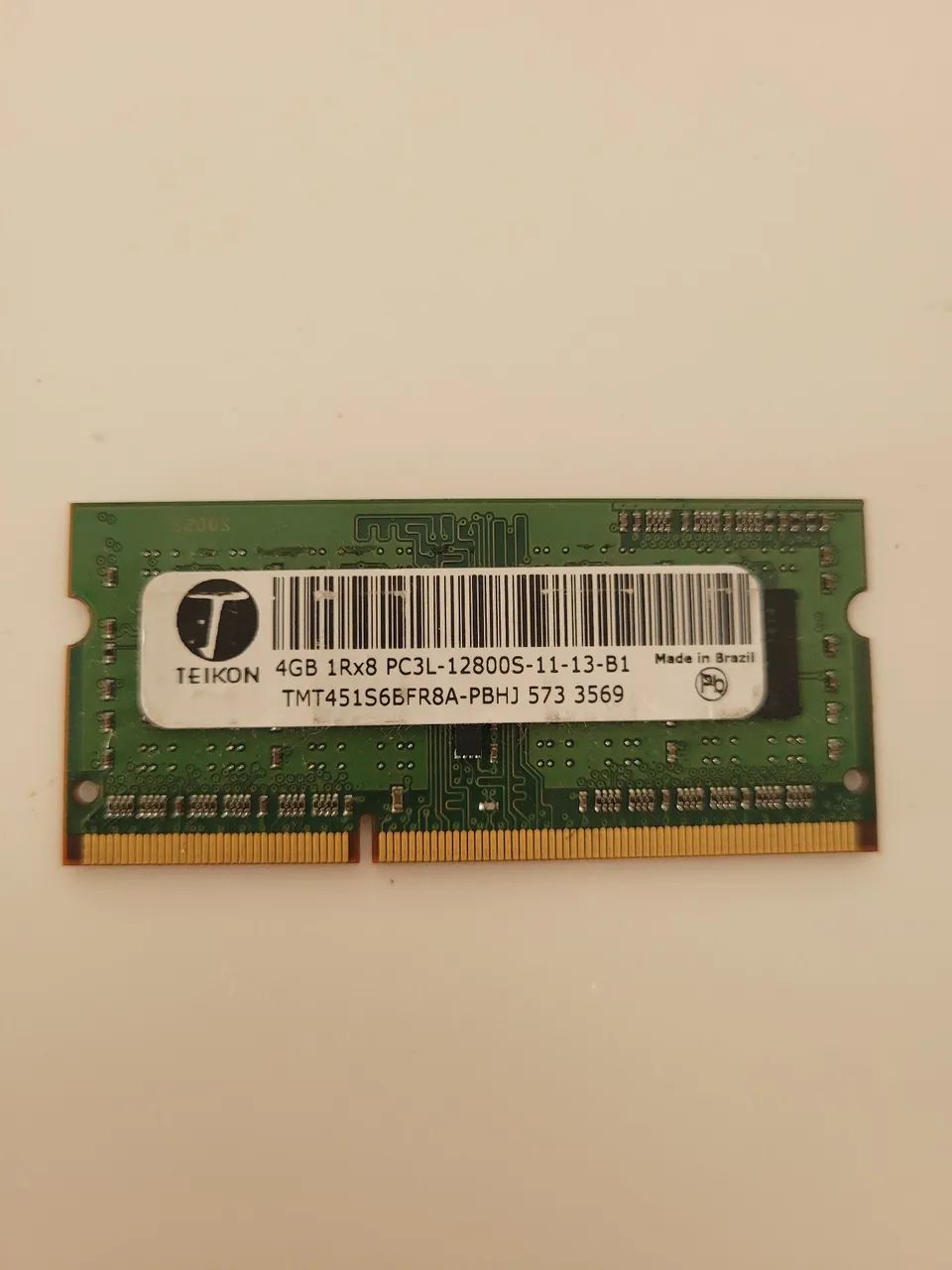Memória RAM 4gb DDR3L 1600Mz