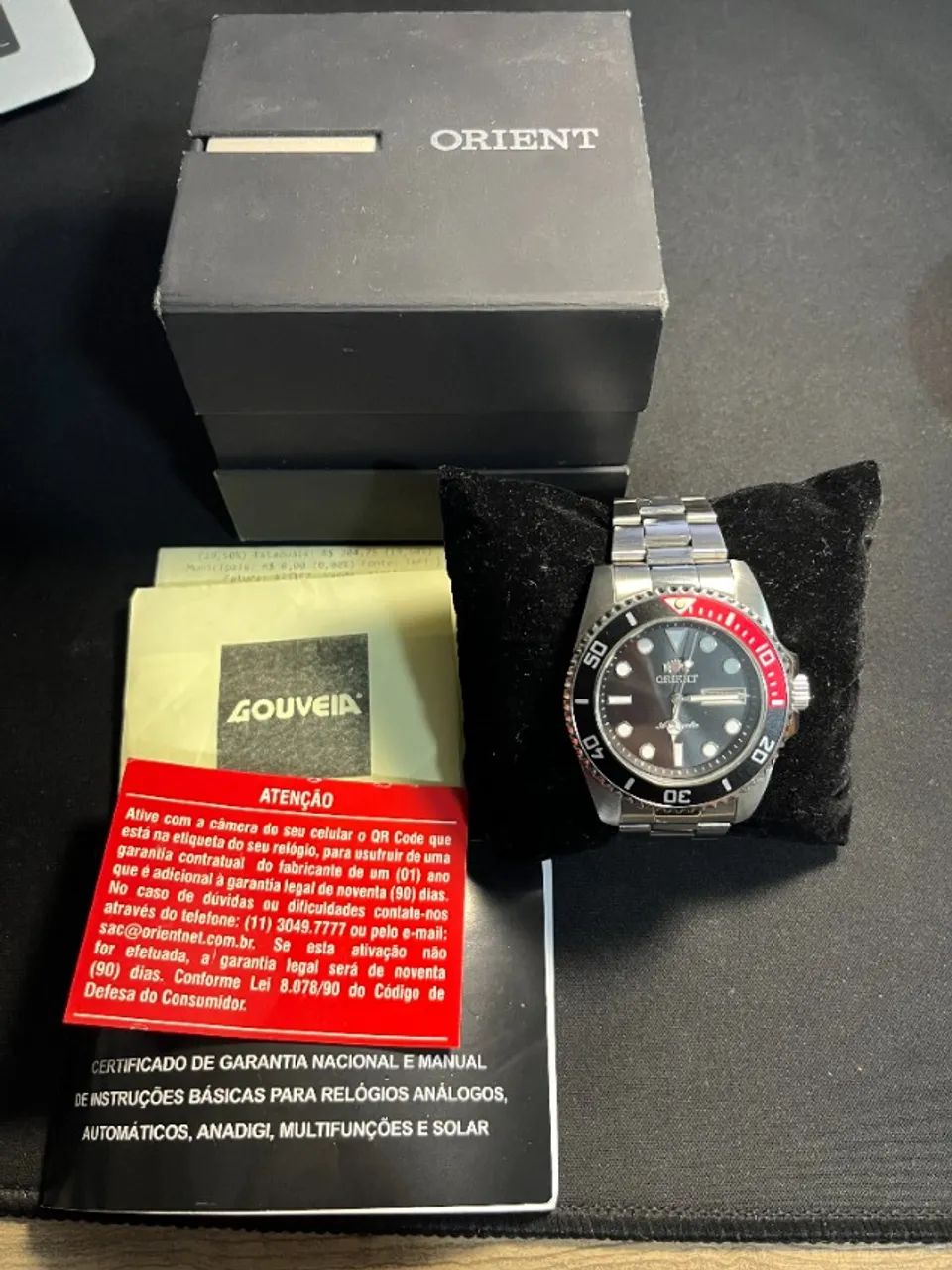 Relógio Orient GMT 42mm - Foto 2