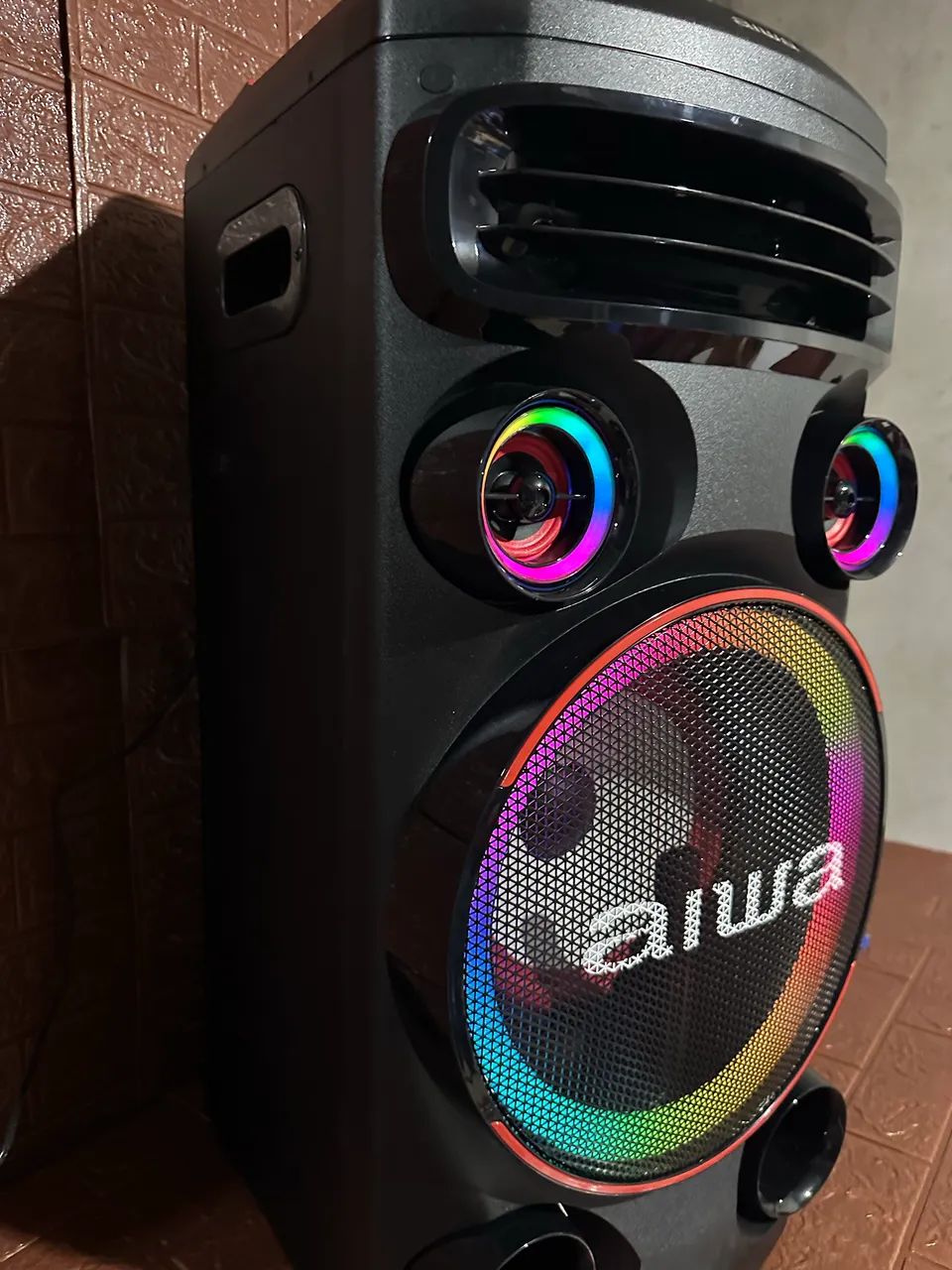 Caixa de som torre aiwa  - Foto 4