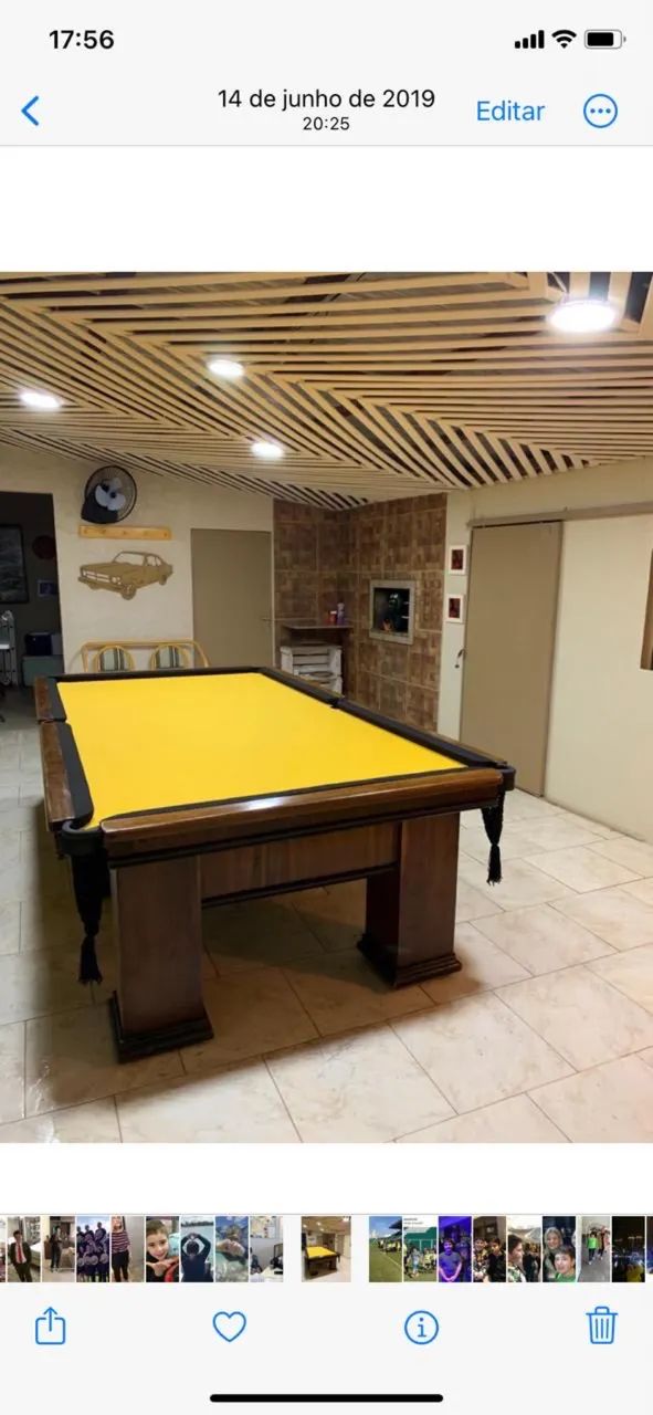Mesa de sinuca oficial