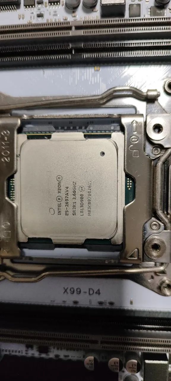Placa mae x99 qydia d4 com processador xeon e5 2697a v4 - Foto 2