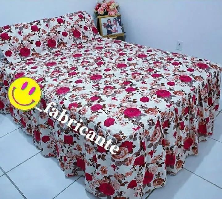 Colcha de cama babado  - Foto 2