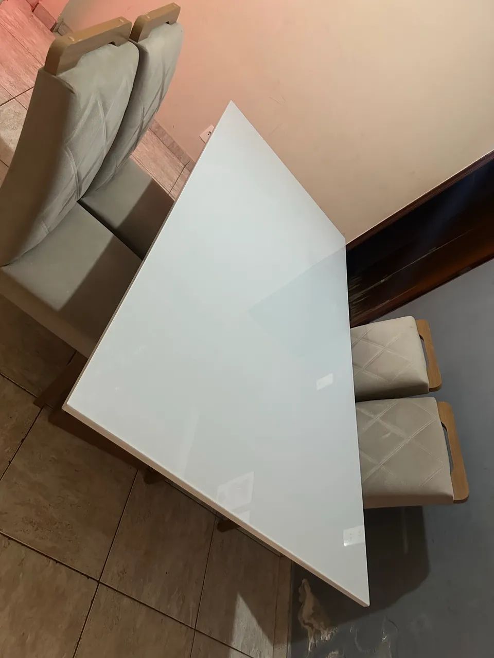 Mesa  grande com 4 cadeiras  - Foto 4