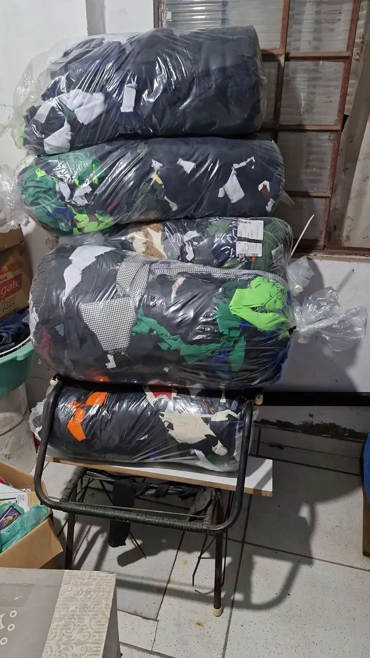 Retalhos para saco de pancadas de academia e artesanato. 