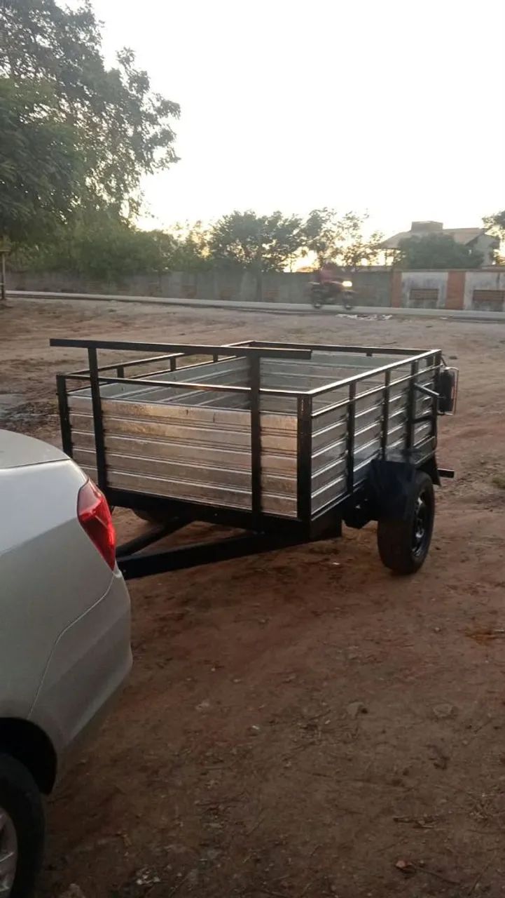 Carroça para veículos 150 por 210 nova com e sem placa  - Foto 4