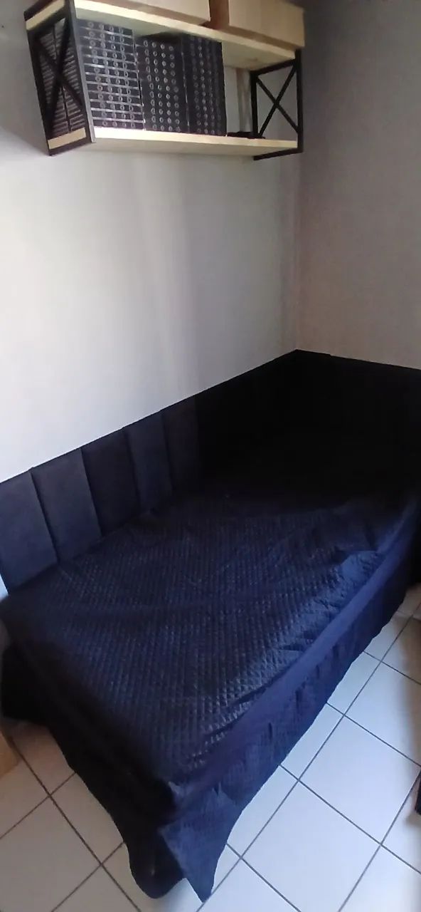 Cama Box de Solteiro Umaflex Itália Jacquard 