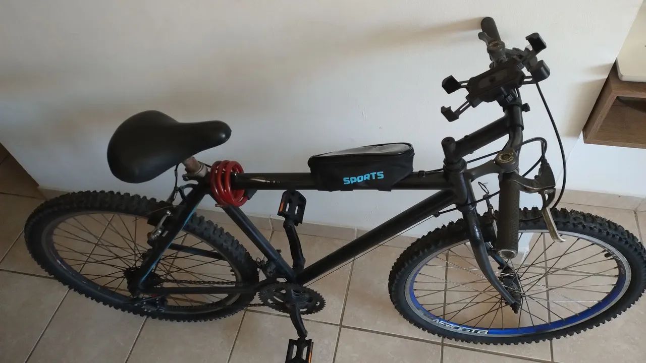 Vendo Bicicleta Quadro Alumínio  - Foto 2