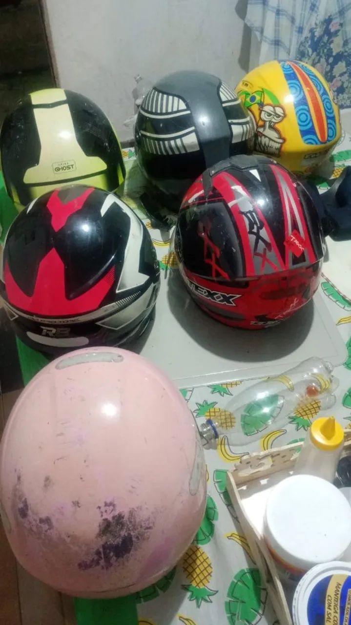 6 capacetes de moto por 250,00 - Foto 2