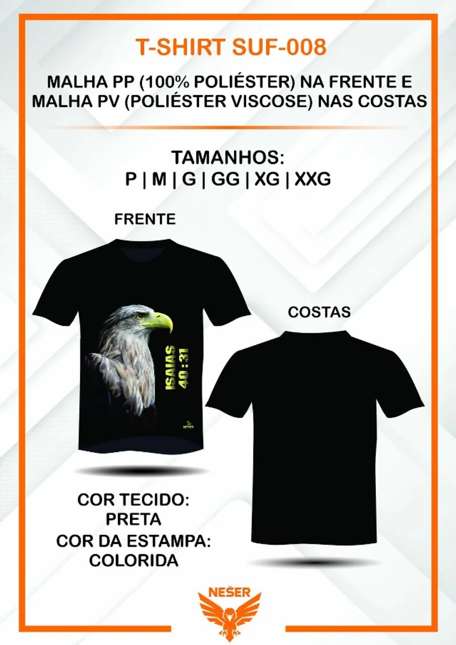 CAMISA EVANG ÉLICA CRISTÃ - Foto 2