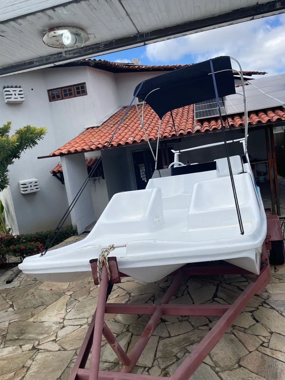 Jangada flipper 6 lugares 50hp 2t - Foto 4