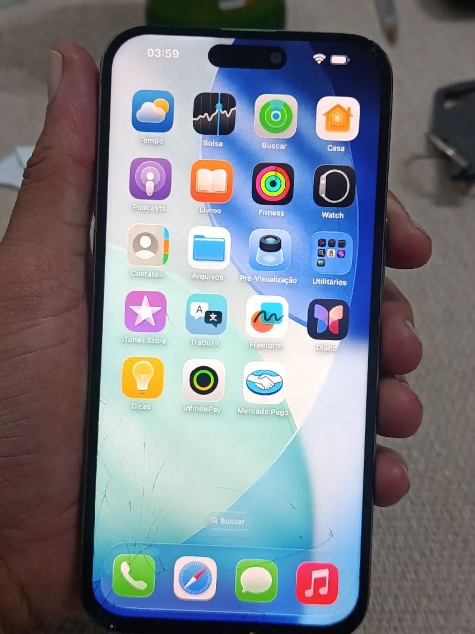 iPhone 15 pro Max 256G com blindagem  - Foto 3