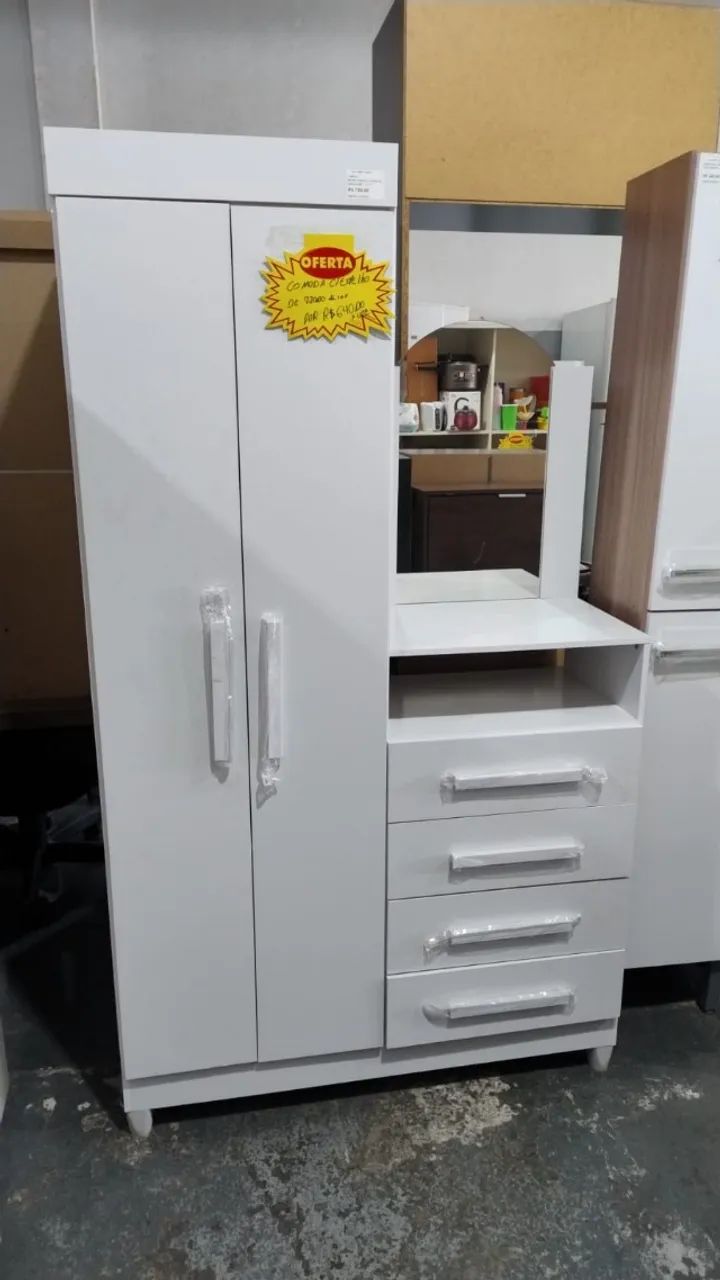comoda com espelho novo