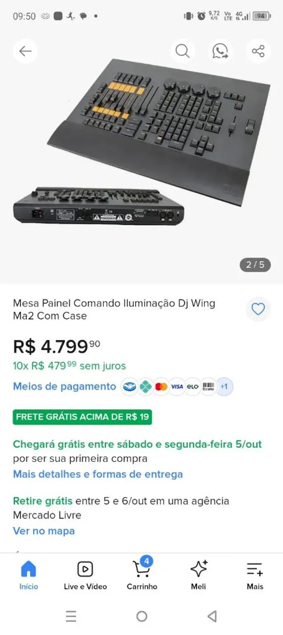 Mesa comando wing  - Foto 2