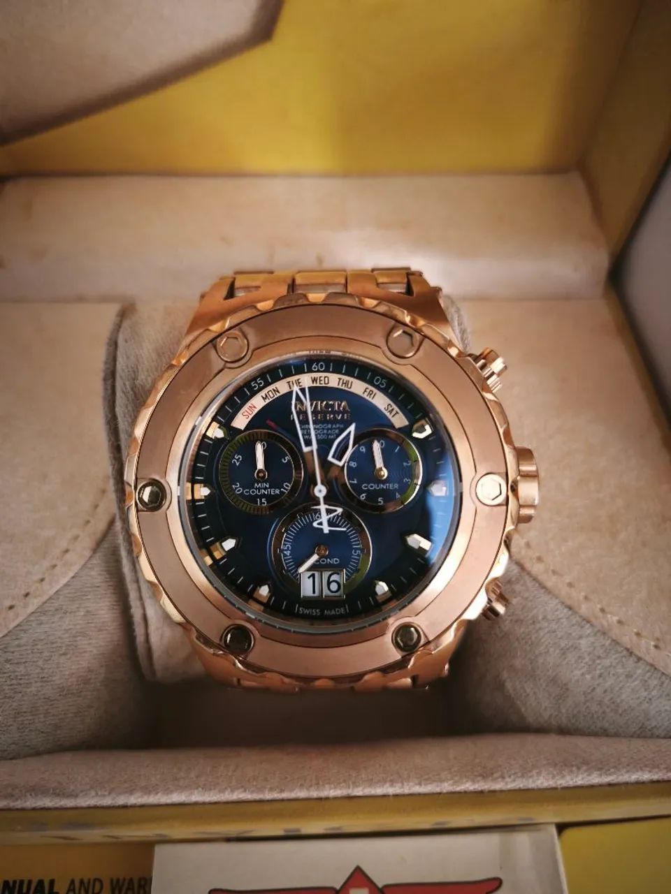 Relógio invicta subaqua specialty reserve 1567. (original)