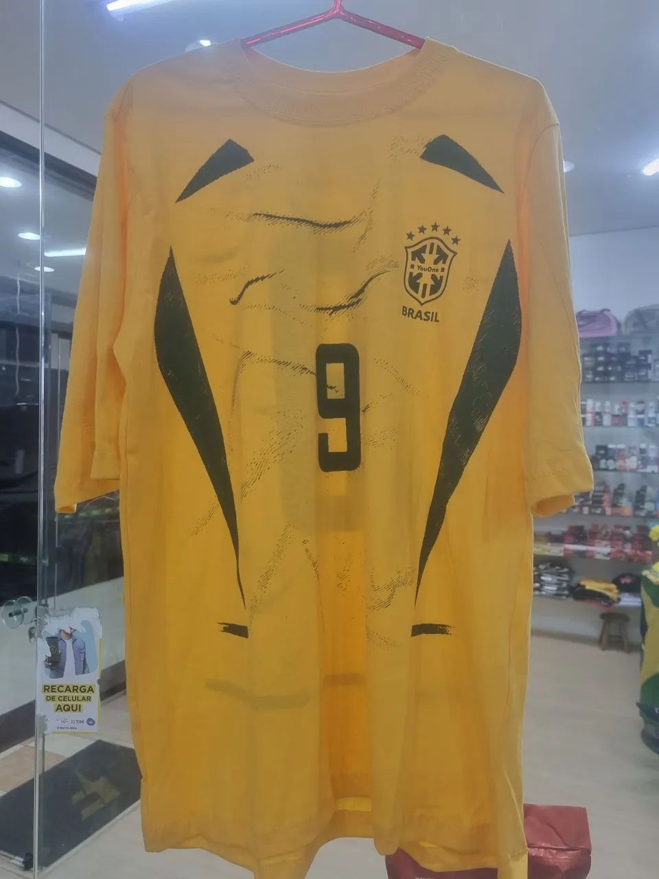 Camiseta Brasil Algodão 2002 Copa Ronaldo9