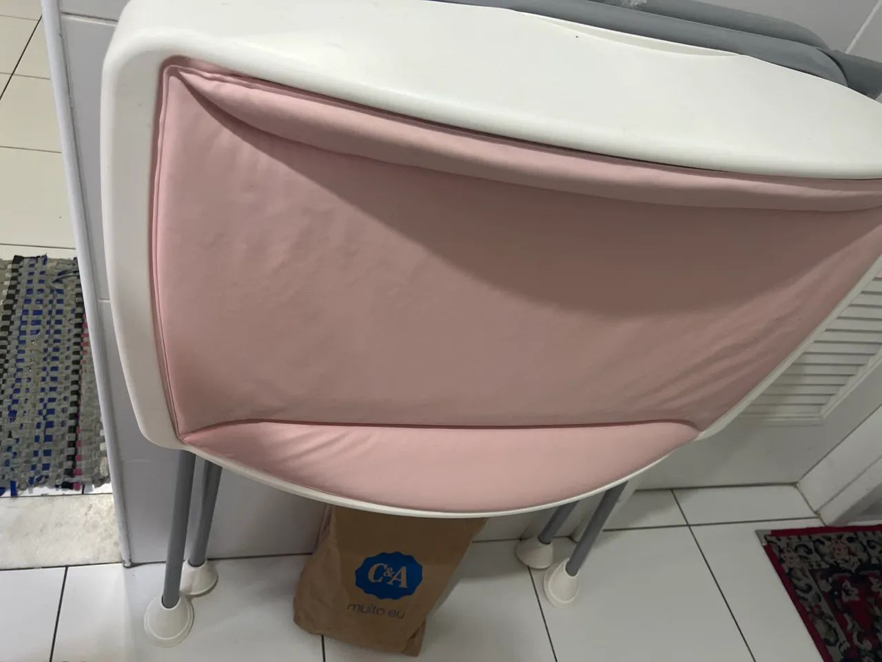 Banheira Burigotto Millenia+ com suporte e trocador