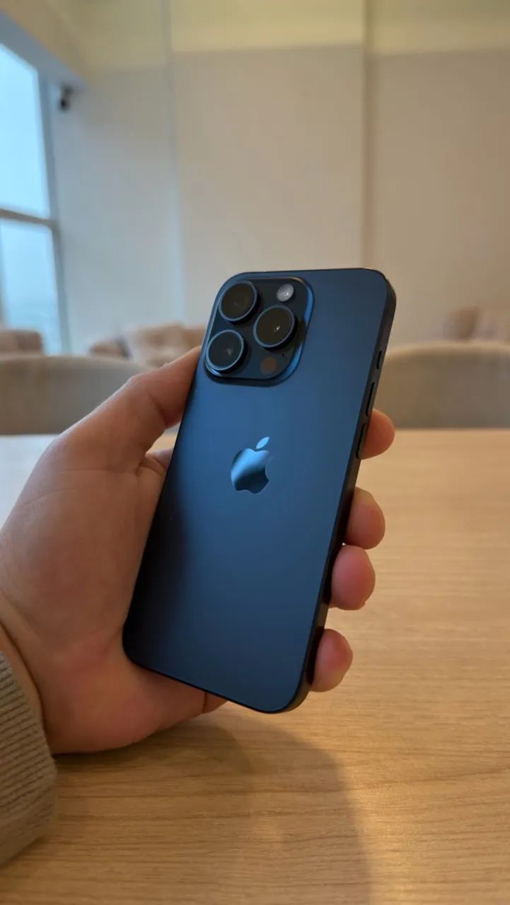 iPhone 15 Pro 128gb Titanium Azul  - Foto 3