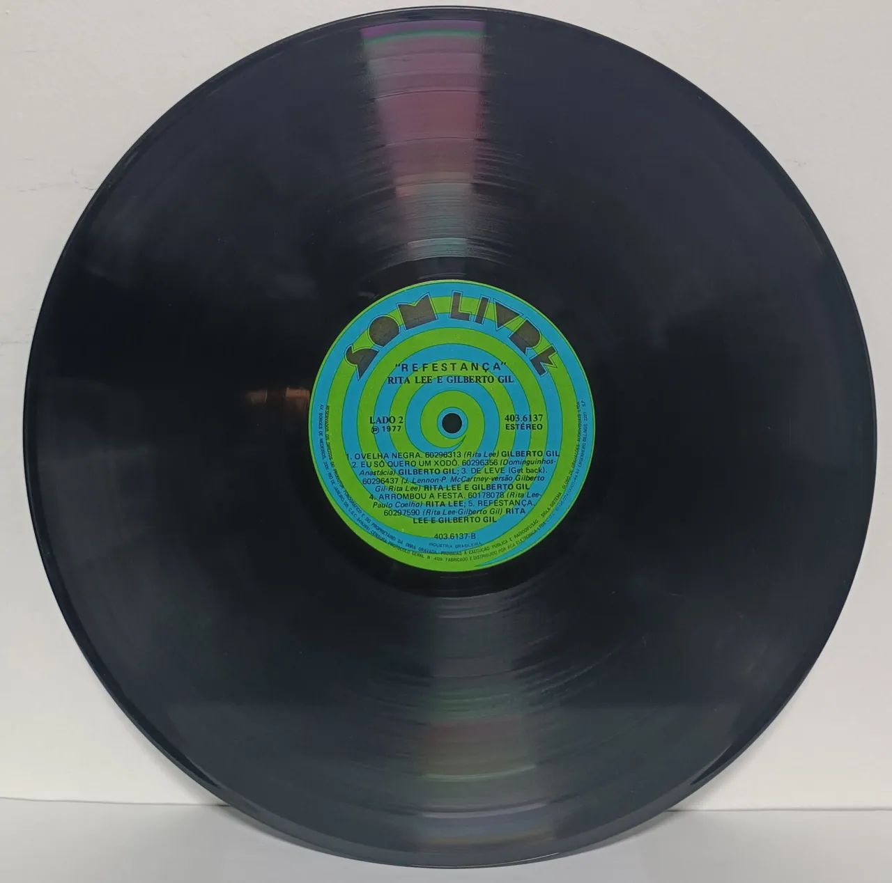 Gilberto Gil e Rita lee refestança lp - Foto 4