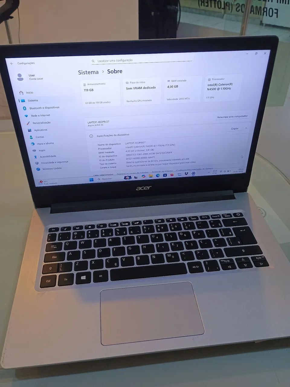 Notebook com garantia Acer - Foto 2