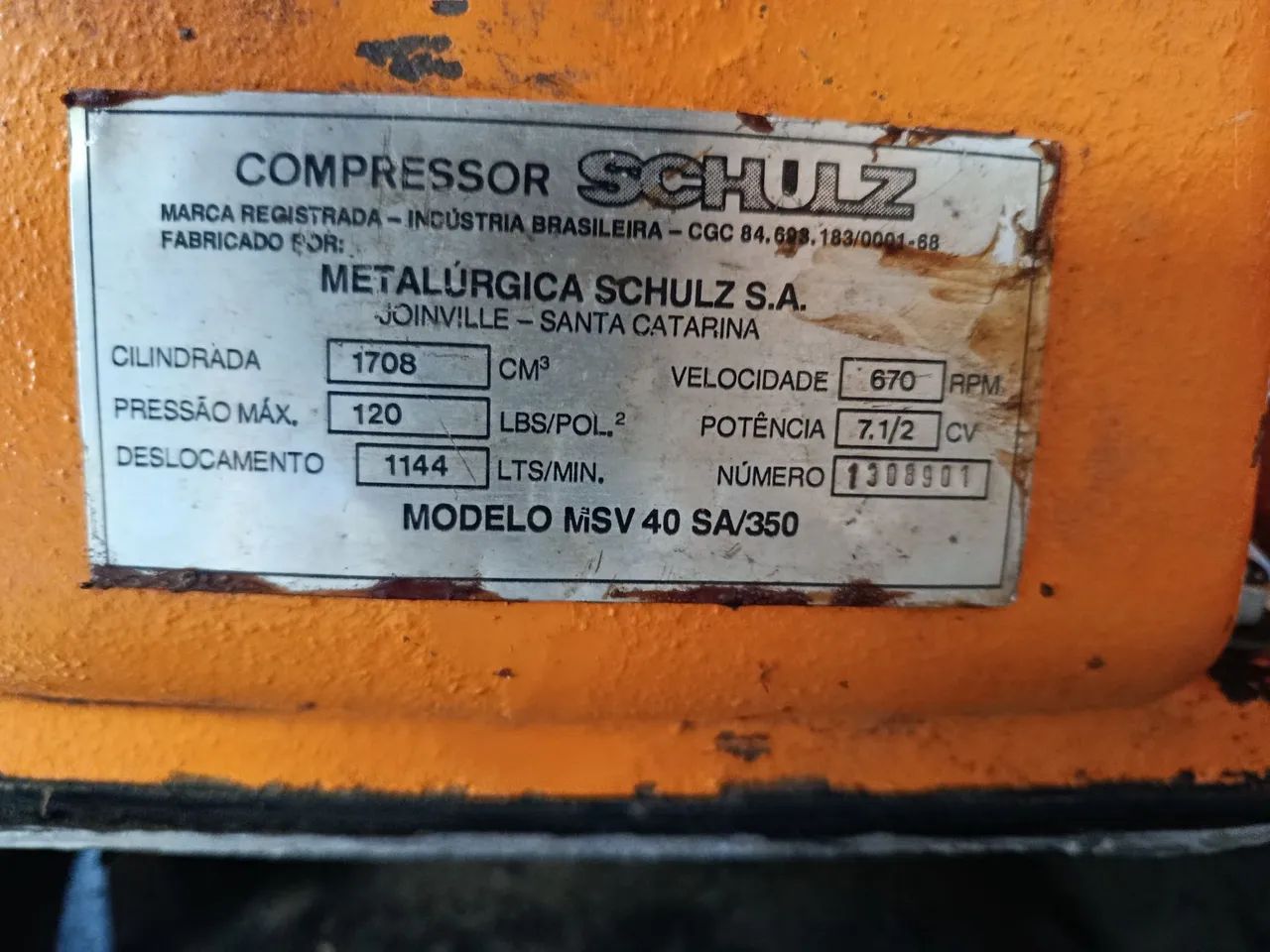 Compressor Schulz MSV 40 pés  - Foto 2