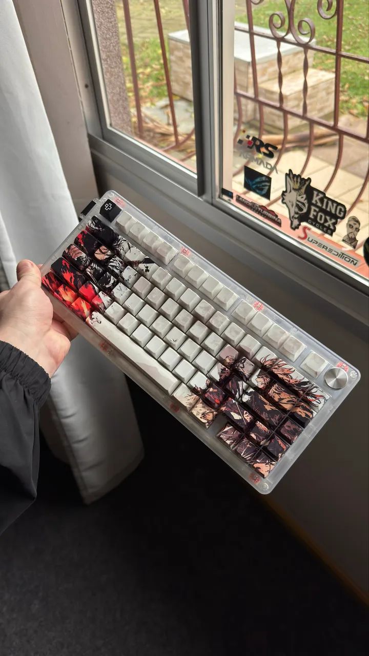 QWERTYKEY75 HE Striker - Teclado Magnético Hall Effect Rapid Trigger + Mousepad - Foto 4