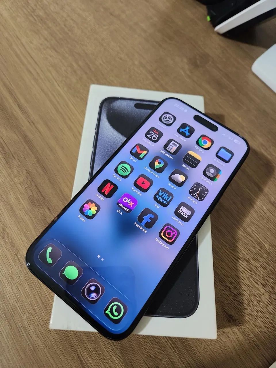 iPhone 15 Pro Max 256GB Cinza